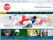 Tablet Screenshot of intergoldenplastics.com